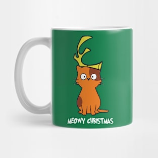 Meowy Christmas Mug